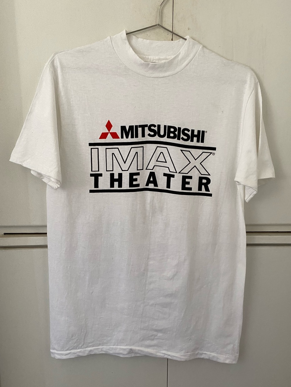 Vintage 80s Mitsubishi IMAX Theater Promo Single Stitch Shirt - Medium M/S